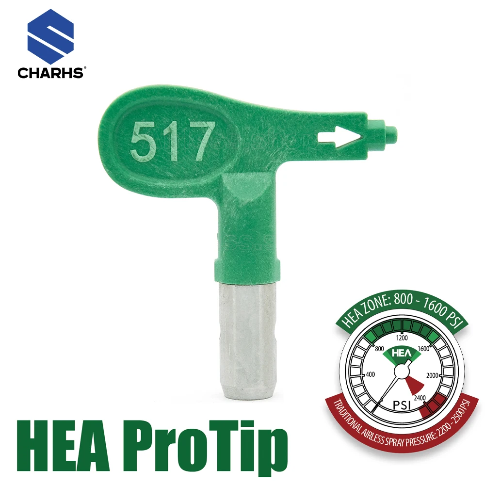 CHARHS Low Pressure HEA Tips 619/617/517/519/615/515/513/415/413/313 wagner tip airless sprayer gun HEAProTip nozzle Tip guard