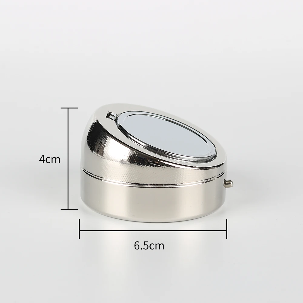 Pocket Ashtray With Cover Personality Fashion Portable Car Ashtray Smokeless Ash Tray Cup Metal Ashtray Mini Portable Ashtray