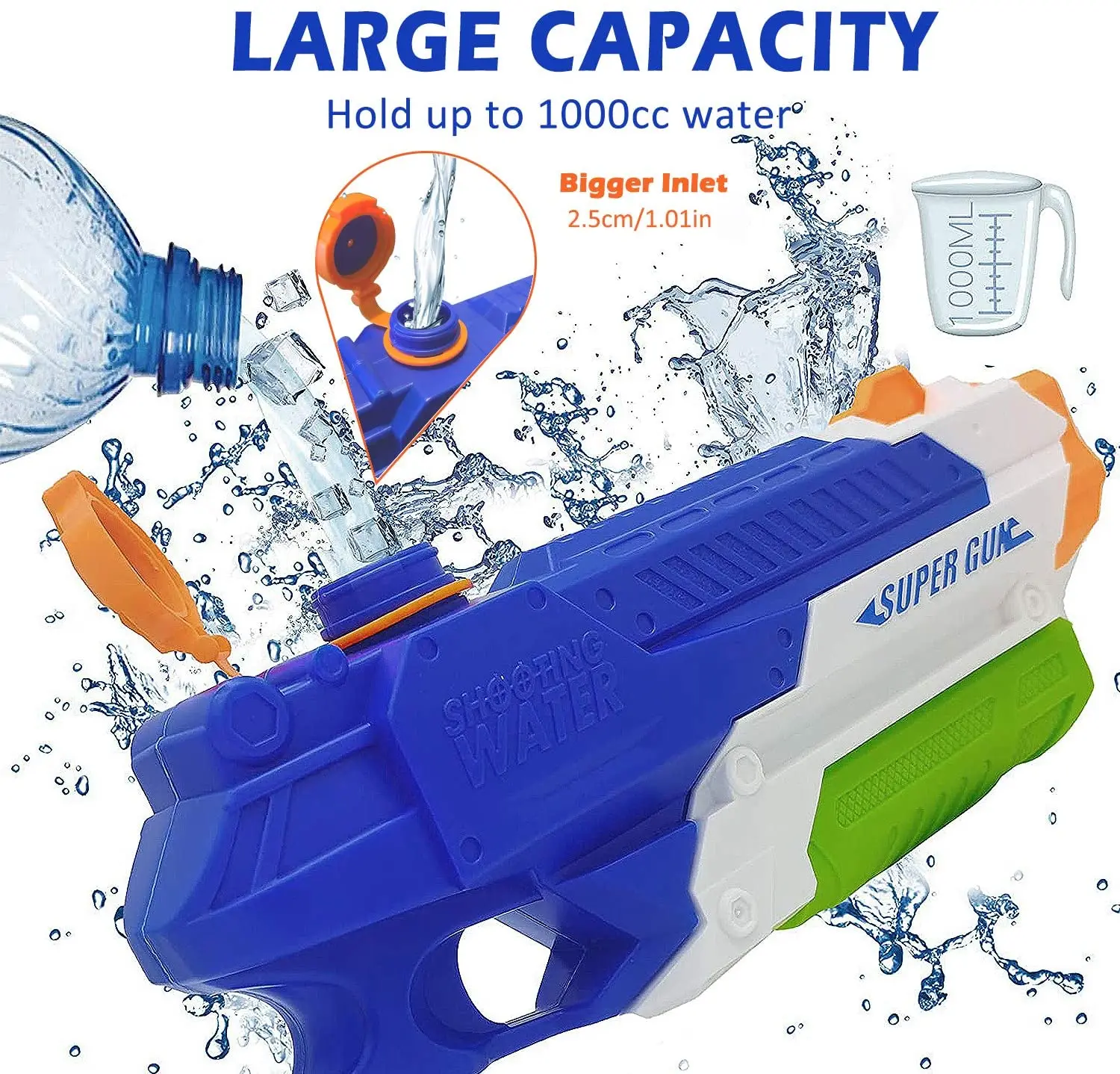 Water Guns Super Water Fighting Play Toys High Pressure Water Soaker Squirt Gun Gun For Kids Teens Outdoor Pool Summer Game Toys