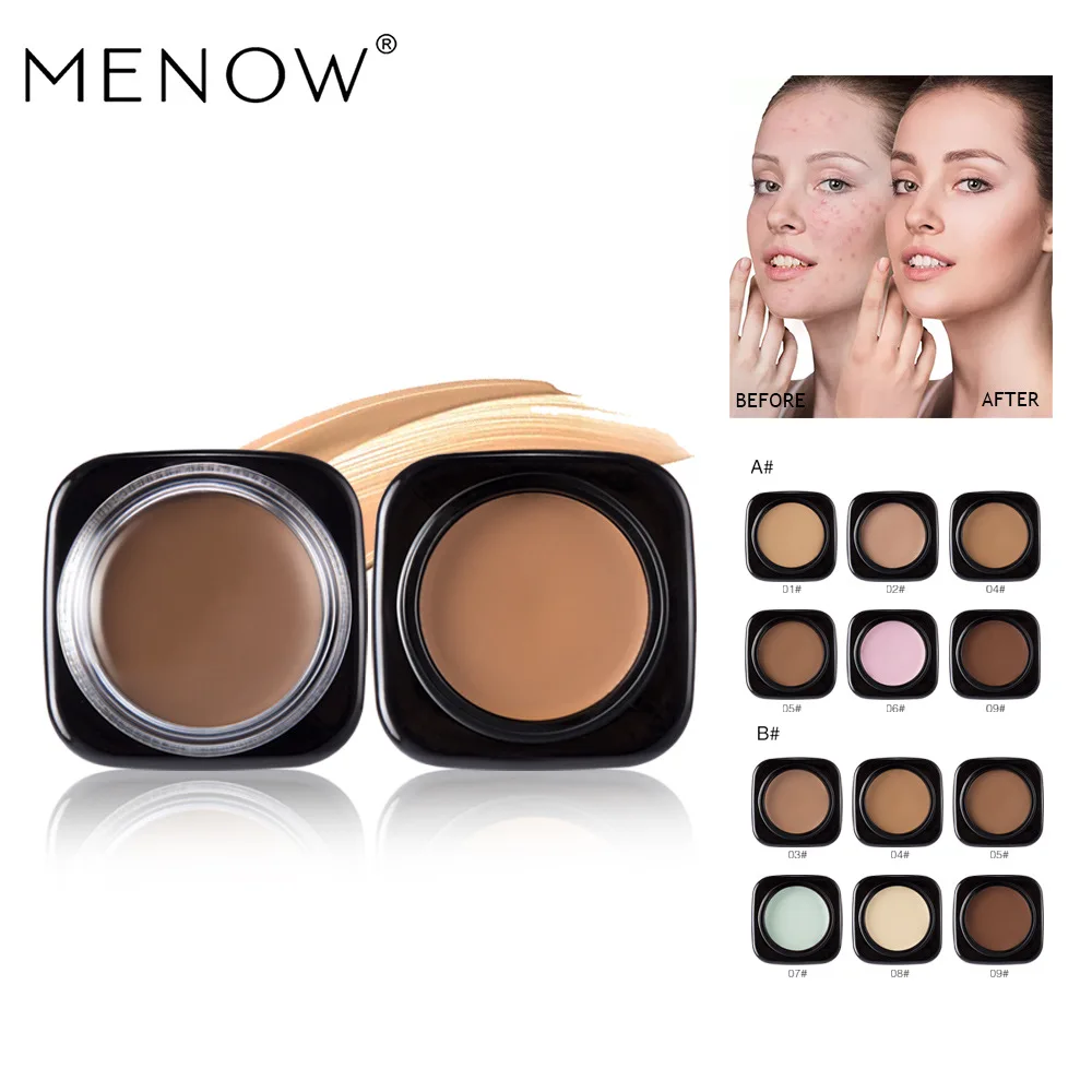 MENOW C16001B Multicolor Concealer Isolation Dark Eye Socket To Brighten The Skin Color Concealer Six Colors Makeup Cosmetic