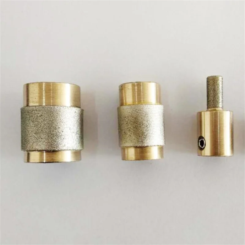 1Pcs MCB01 MCB34 MCB14 Messing Kern Standaard Grit Gebrandschilderd Glas Grinder Bit Hoofd Voor Glas Steen Slijpschijf