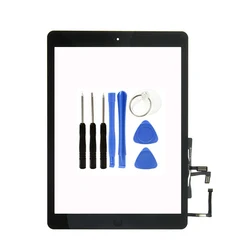 KAKUSIGA Compatible with ipad Air 1st(5th Generation) Touch Screen Glass Digitizer Assembly Replacement, Home Button Assembly