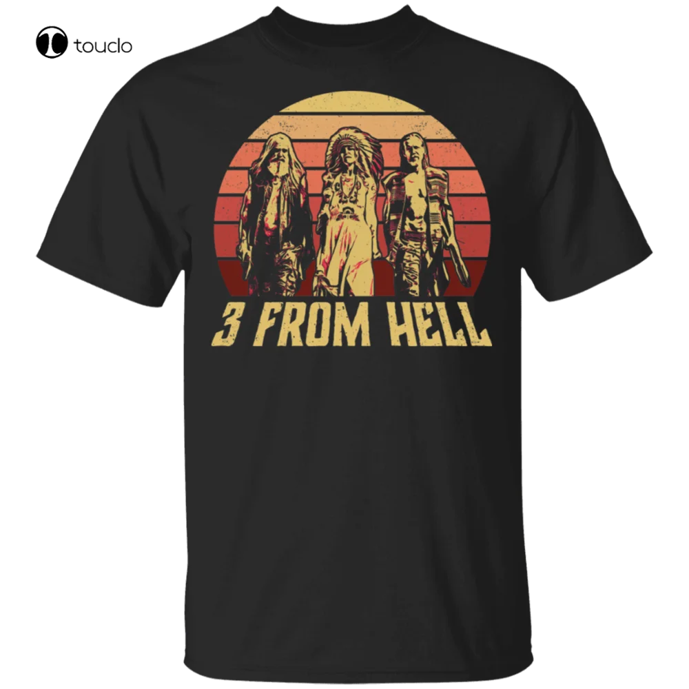 3 From Hell Baby Firefly Captain Spaulding Otis Driftwood Vintage Black T-Shirt