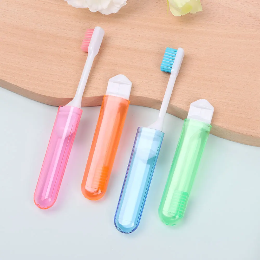 1PC Portable Travel Camping Folding Toothbrush Outdoor Oral Cleaning Tooth Brush