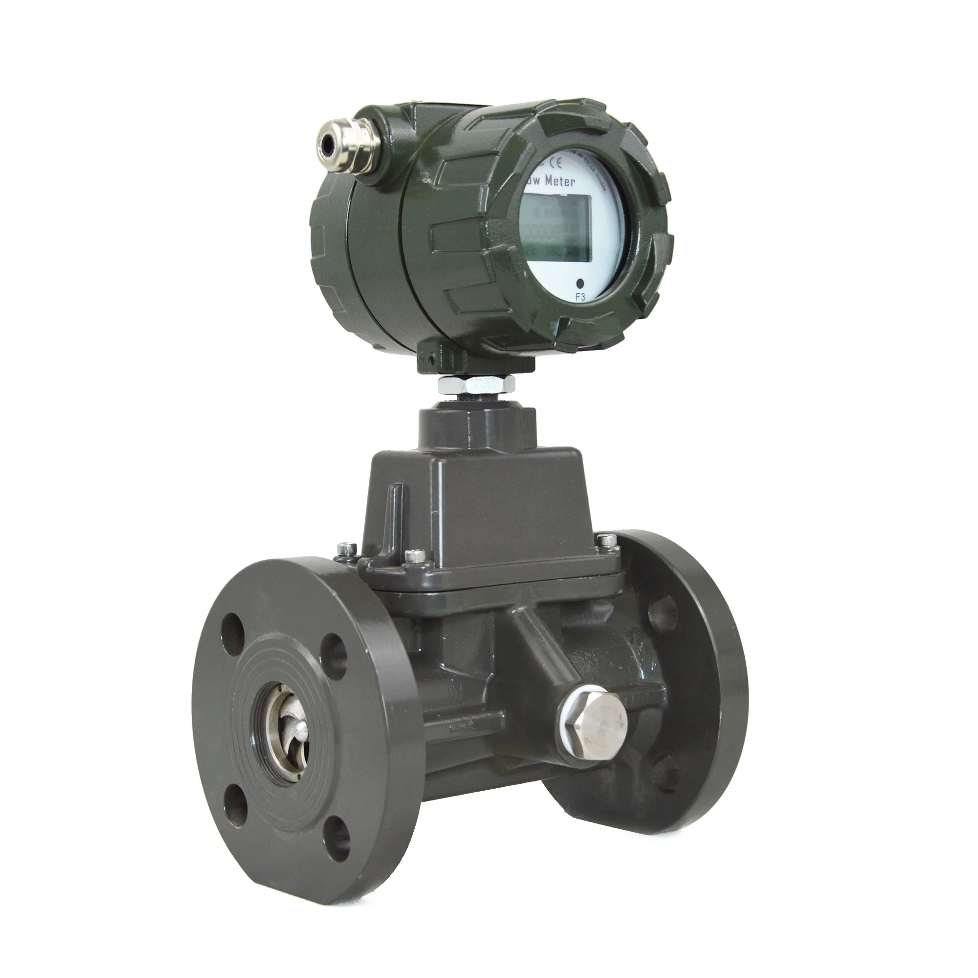 2'' inch DN50 Precession vortex flowmeter measure compressed natrual gas flow sensor air flow sensor