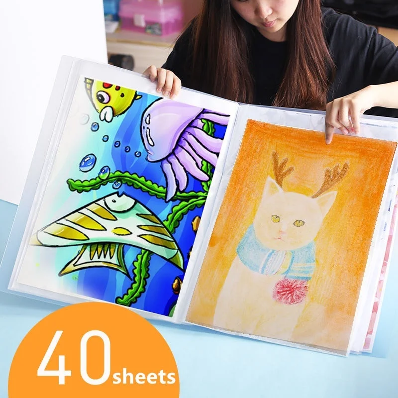 Carteira/livro de apresentação original arte peróleo a3 13 polegadas x 17 polegadas-para arte, fotografia e documentos