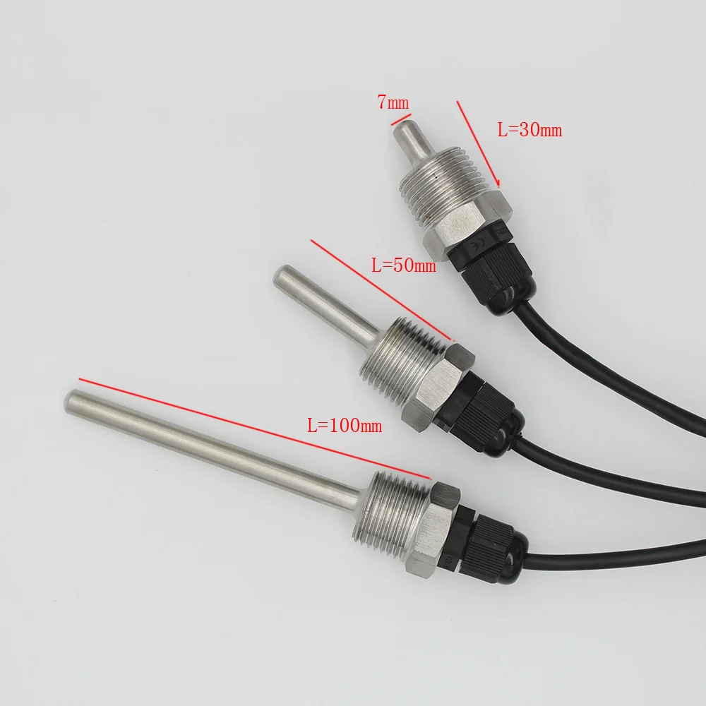 1x DS18B20 Digital Temperature Sensor G1/2\