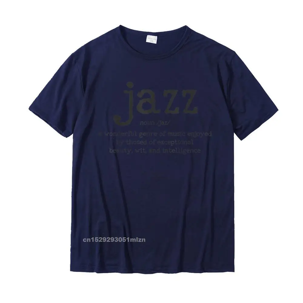 Jazz Music Definition Dictionary Funny Jazz Musician Gift T-Shirt Classic Men's T Shirt Party Top T-Shirts Cotton Personalized