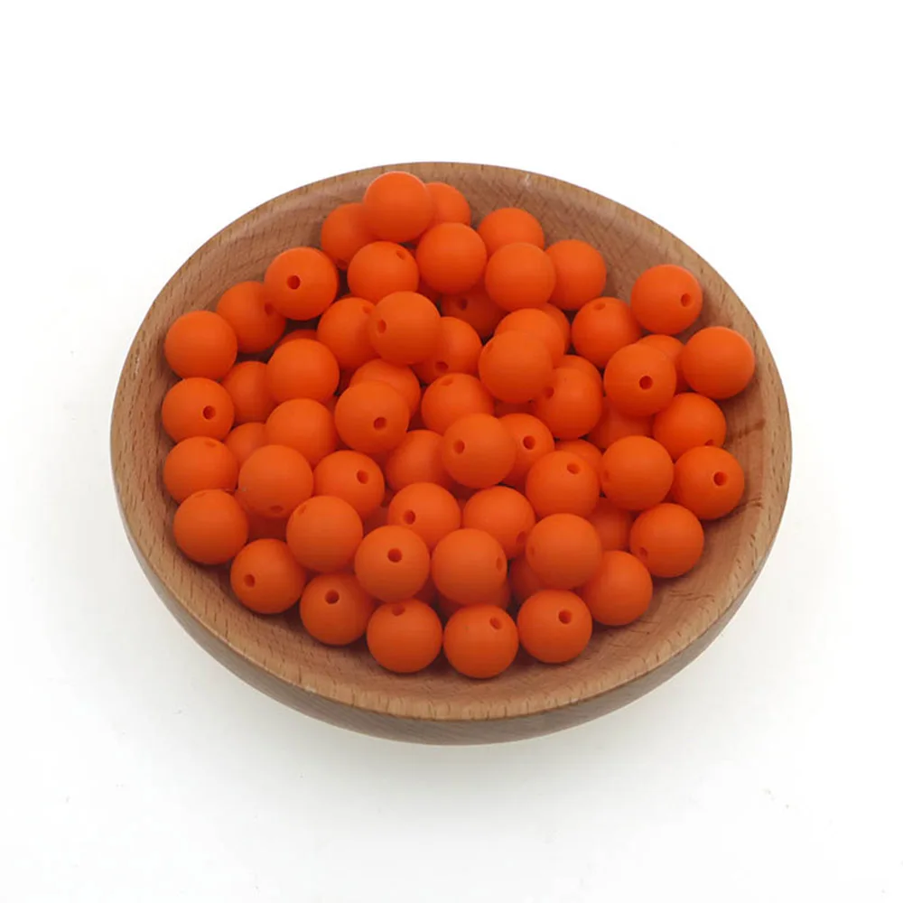 Kovict 9mm Round Silicone Beads 100/200/500/1000Pcs For Jewelry Making DIY Necklace Bracelet Earrings Etc Handmade Accessories image 3