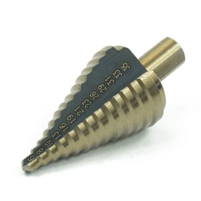 5-35/6-60/6-35/6-65/10-45/Inch 5pcs mm HSS Titanium Coated Step Drill Bit for Metal Wood ing Hole Cutter  Cone 