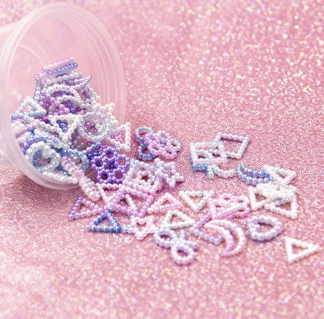 Slime Additives Charms New Pretend Pearls Beads Supplies DIY Kit Filler For Cloud Clear Clay