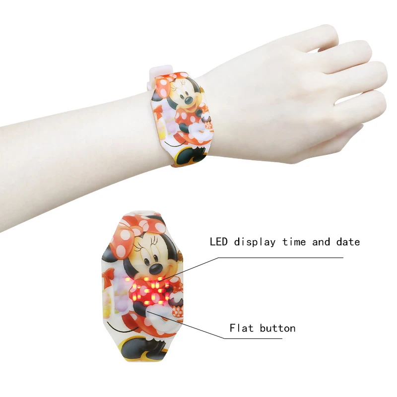 Disney Mickey Mouse Wristwatch Children\'s Luminous Watch Cartoon Watch Kids Watches Boys Girl Gift Watch for Kids Children