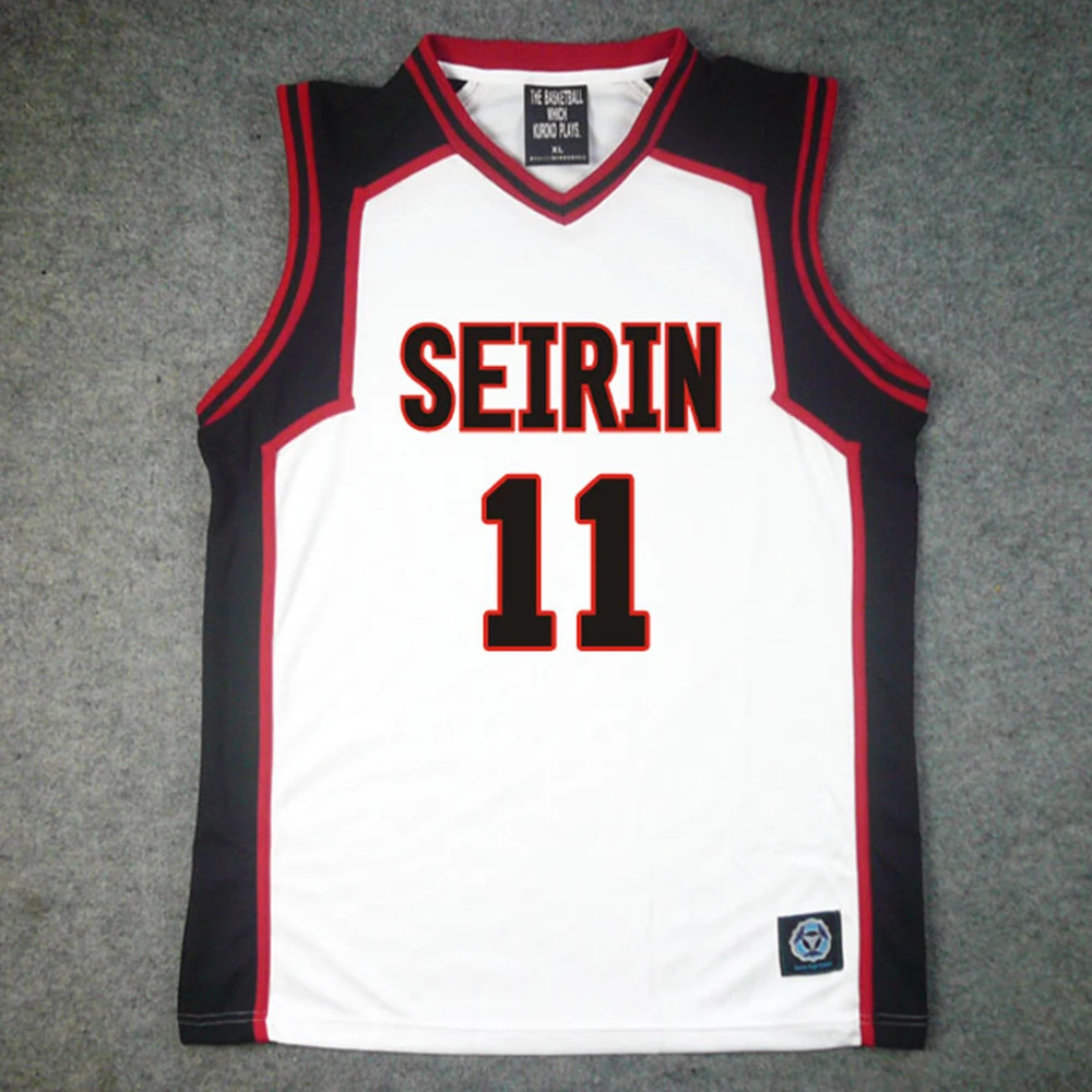 Disfraz de Kuroko No Basket SEIRIN para hombre, uniforme de baloncesto, ropa de Cosplay, n. ° 11, envío gratis