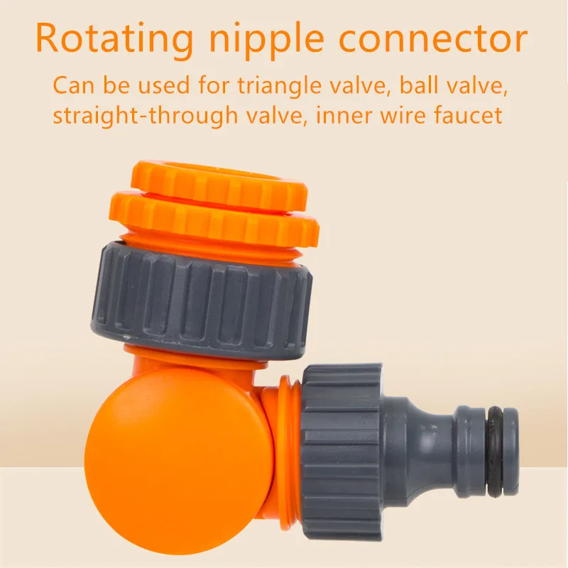 

Quick Connector 1/2 inch 3/4 inchb Rotatable Water Tap Splitter Irrigation Agriculture Quick Water Connector Water Control Valve