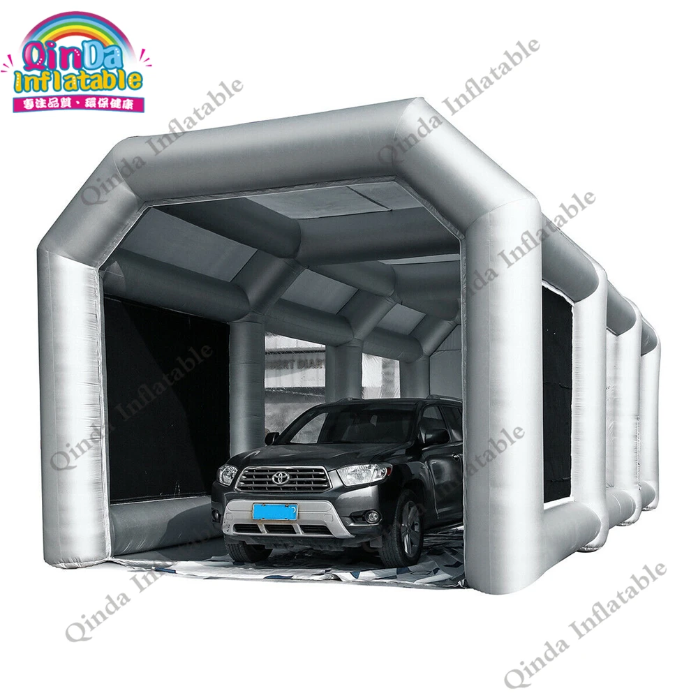 Mobile Inflatable Paint Booth Inflatable Spray Booth Tent For Environmental