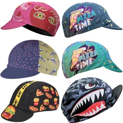 New Giant Tooth Cycling Caps Burger Pattern Bike Hat One Size Fits Most