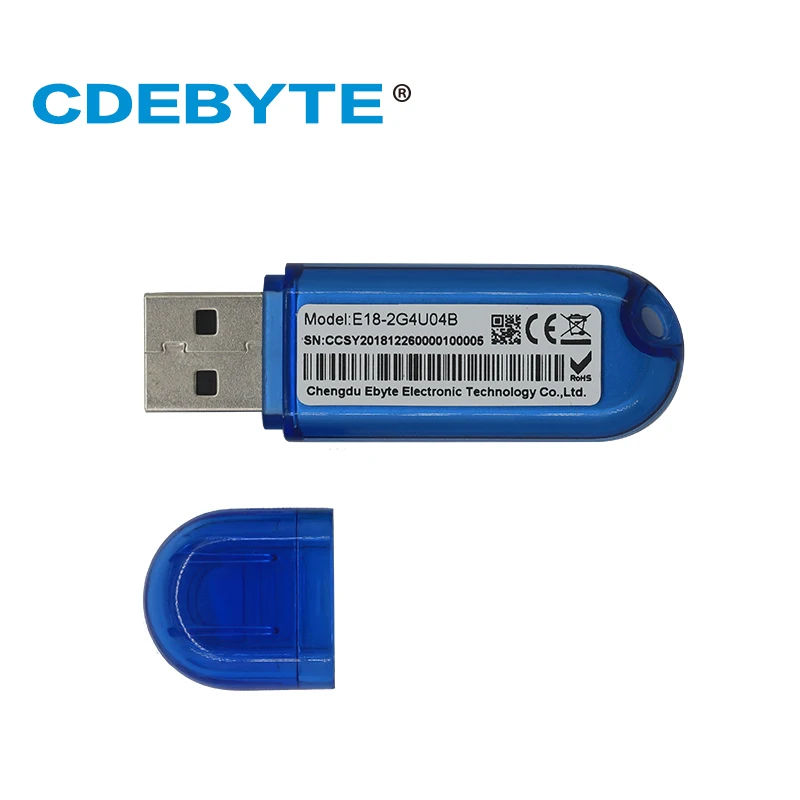 CDEBYTE E18-2G4U04B CC2531 2.4GHz ZigBee Module Dongle PA LNA USB Port 8051 MCU RF Transmitter and Receiver