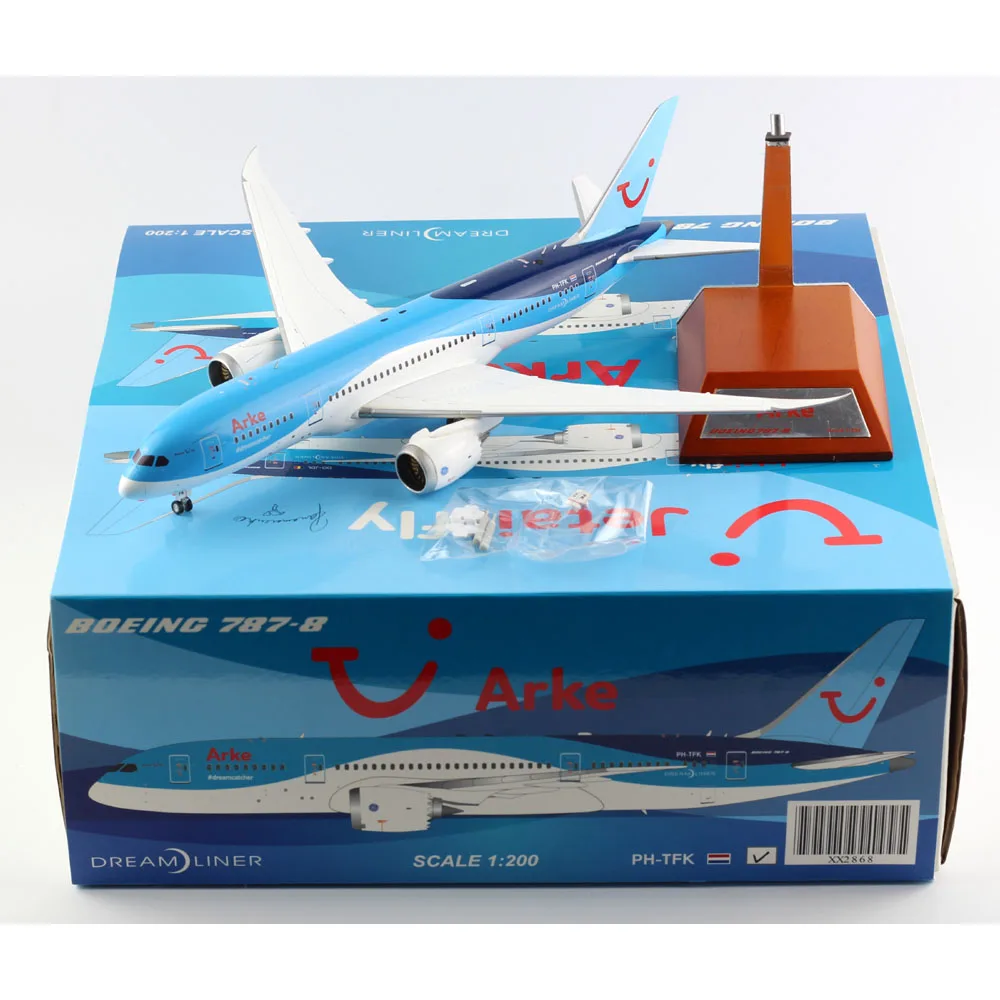 

1:200 Alloy Collectible Plane Gift JC Wings 1:200 Arkefly Airlines "Dreamliner" Boeing B787-8 Diecast Aircraft Jet Model PH-TFK