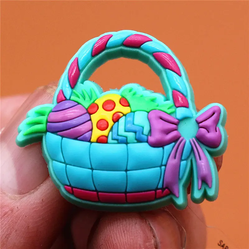 Original PVC Shoe Charms NEW Cartoon Ostrich Hound Roast Chicken Chocolate Shoes Decorations for Kids Party Gifts U199