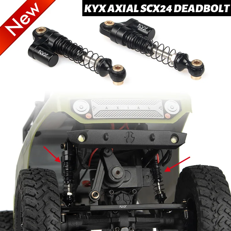 

Для осевого SCX24 Deadbolt C10 JLU Betty, набор металлических амортизаторов для подвески, аксессуары