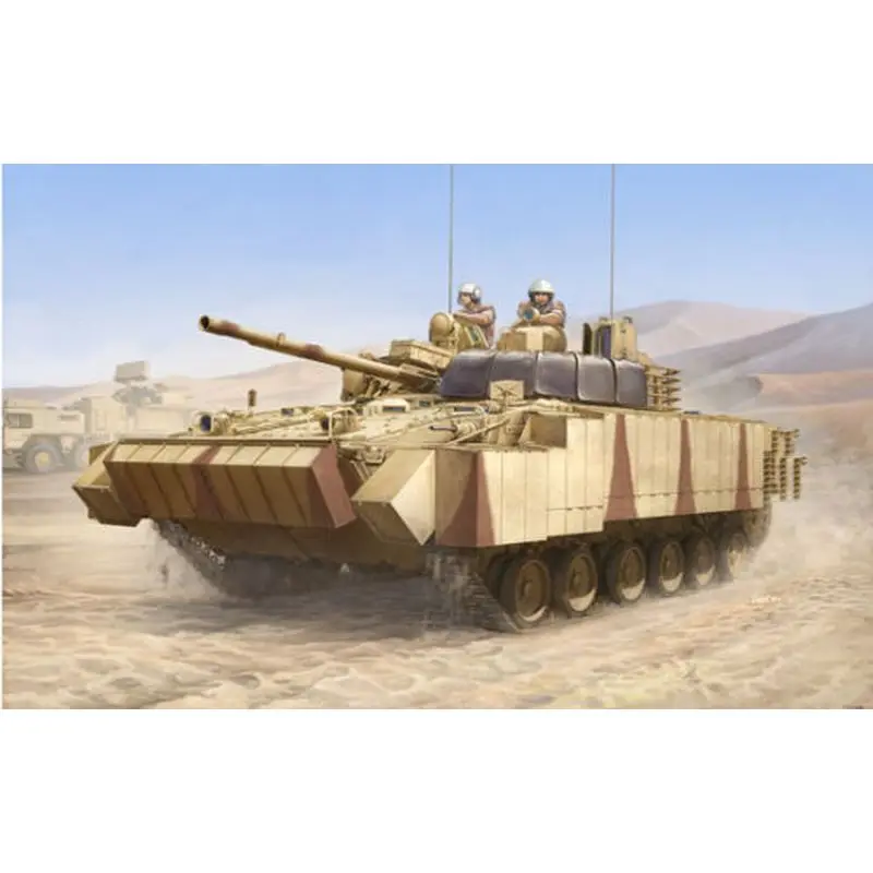 Trumpeter 01532 1/35 BMP-3(UAE) w/ERA titles and combined screens - Scale Model Kit