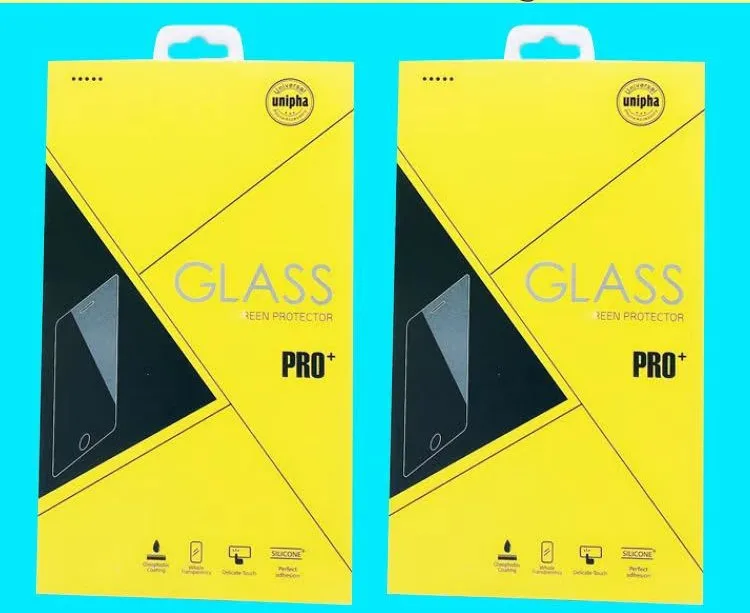 50pcs Cardboard Paper Box Retail Packaging for iPhone 12 Mini 11 Pro XR XS Max SE 6s 7 8 Plus Tempered Glass