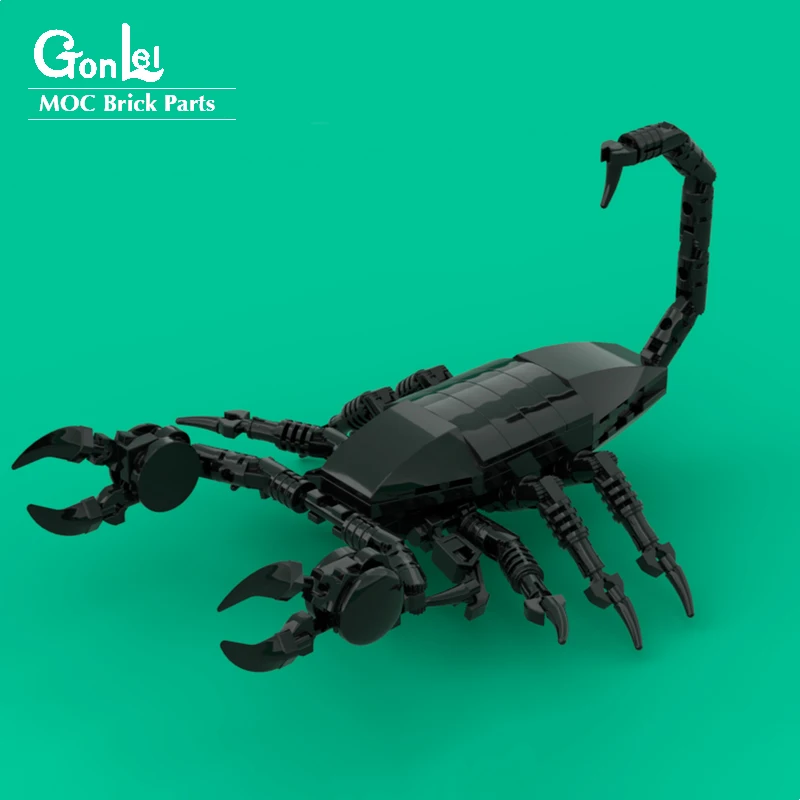 NEW Novelty Thriller Black Scorpion Spider MOC Building Blocks Creative Expert Model DIY Educational Constuction Toys Kids Gifts