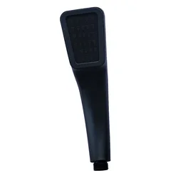 1pc Matte Black Shower Head Hand Held Showerhead Adjustable Nozzle Function Rainfall High Pressure Water Saving Shower Head