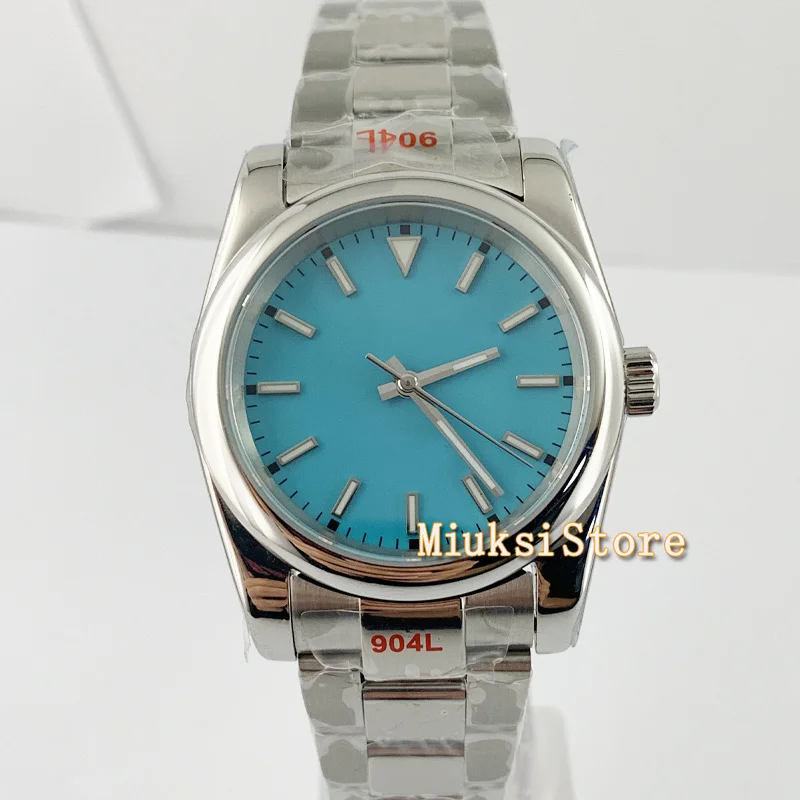 36mm/39mm blue green pink dial NH35 PT5000 MIYOTA 8215 Automatic Mens Watch Sapphire Crystal Green Luminous Luxury Watch