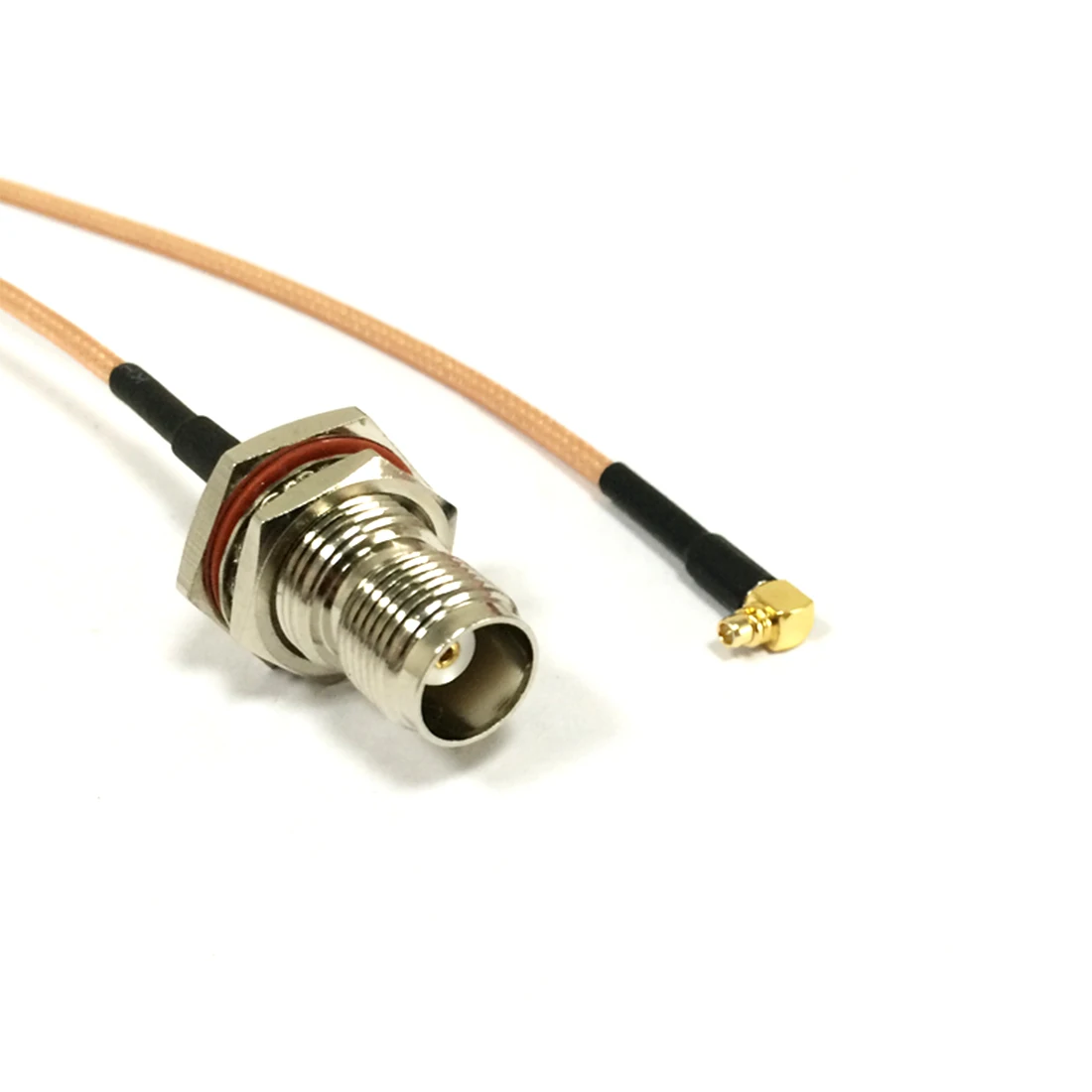 Wireless Modem Cable MMCX Male RA 90-degree to TNC Plug Jack Female Pigtail Adapter 15cm 6“ Wholesale Price