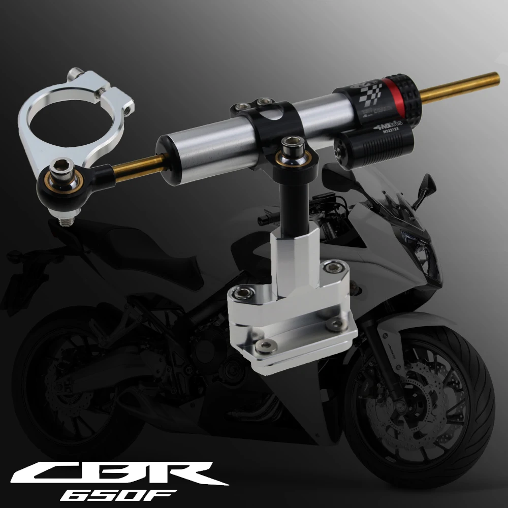 

Регулируемый стабилизатор рулевого демпфера для HONDA CBR650F CBR 650F CBR650 F 2014 2015 2016 2017 2018 2019 CNC