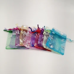 50Pcs 7x9 9x12 11x16 13x18 Butterfly Organza Bags Butterfly Draw String Gift Bag for Jewelry Packaging Bag Storage Display Pouch