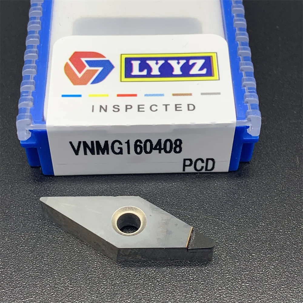 VNMG160404 PCD CBN VNMG160408 PCD CBN Diamond Cubic boron nitride Plate Inserts External Turning Tool Blade CNC VNMG160404/8 PCD