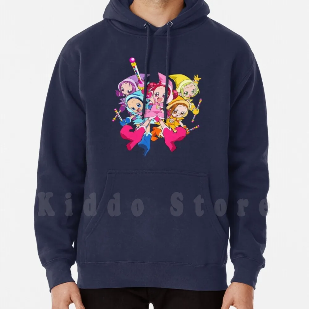 Ojamajo Doremi-Anime Magical Girls Hoodie Long Sleeve Ojamajo Doremi Anime Cartoon Kawaii Pretty Girls Magical