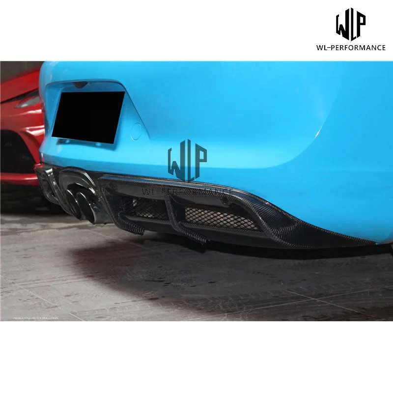 981 High Quality Carbon Fiber / Frp Rear Lip Diffuser Car Styling for Porsche 981 Car Body Kit