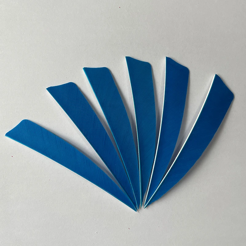 50 Pcs 4 Zoll Carbon Pfeil Federn Befiederung RW Schild Cut Türkei Federn Fletches Bogenschießen Bogen Jagd Zubehör