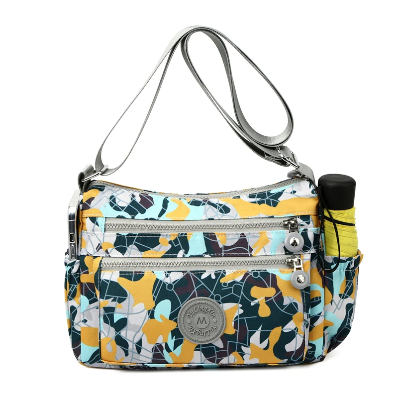 Waterproof Oxford Shoulder Bag for Women Rural style Fashion Hobos Large Capacity Crossbody Bag Lady Flower Messenger Bags