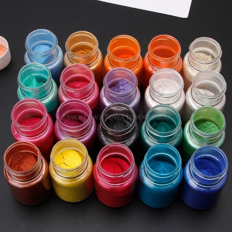 20 Colors Mica Powder Epoxy Resin Dye Pearl Pigment Natural Mica Mineral Powder Au17 19 Dropship