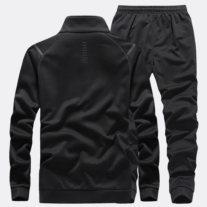 Men'S Sportswear Set Quality Tracksuit Man Autumn Suits 2 Piece Sweatshirt+Pants Sports Suit Male Fashion Clothing Plus Size 7XL