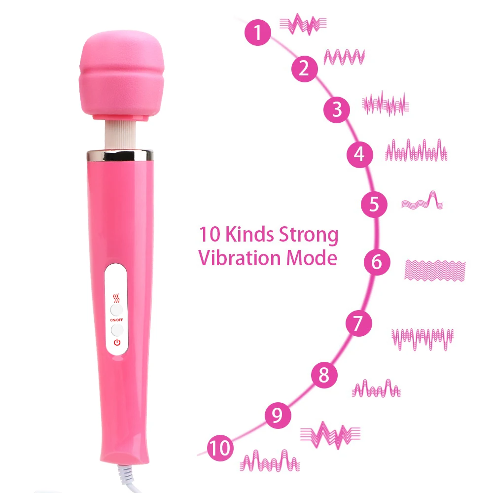 Powerful AV Rod Stick Big Size Vibrator Magic Wand Massager Clitoris Stimulator G Spot Massage Sex Toys for Women