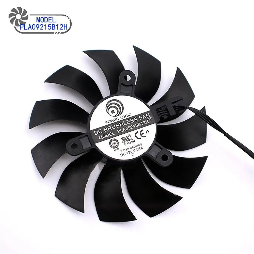 Cooling Fan Replacement PLA09215B12H Video Card Cooler Fans for EVGA GTX950/960/970/980/980Ti ACX2.0 Graphics Card Repair Kit