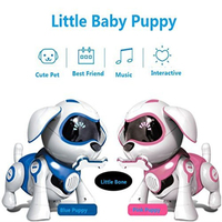 NEW Mini Intelligent Robot Toy Gesture Sensing With Music Intelligent Robot Dog Electronic Pet Children's Toys Gift Baby Toys