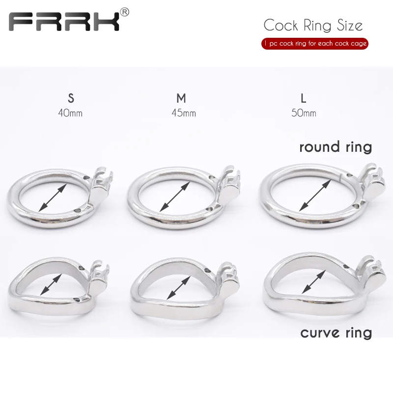 FRRK Big Male Chastity Cage with Urethral Plug Penis Scrotum Ring Bondage Erotic Toys Sex Shop Sexual Devices Cock Lock for Men