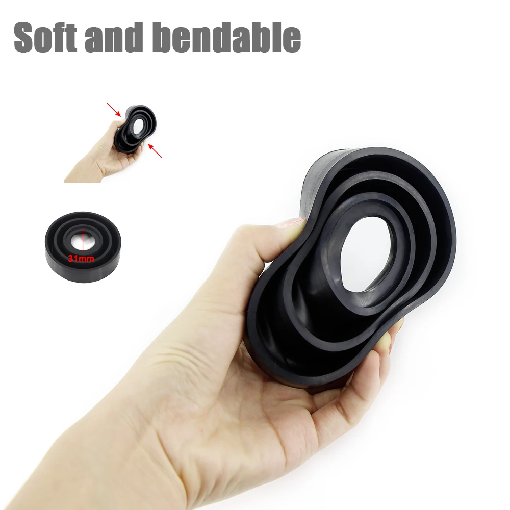 2 Pieces Car HID LED Headlight Dust Cover Sealing Cap Rubber Waterproof Dustproof Headlamp Cover 60 65 70 75 80 85 90 95 100mm