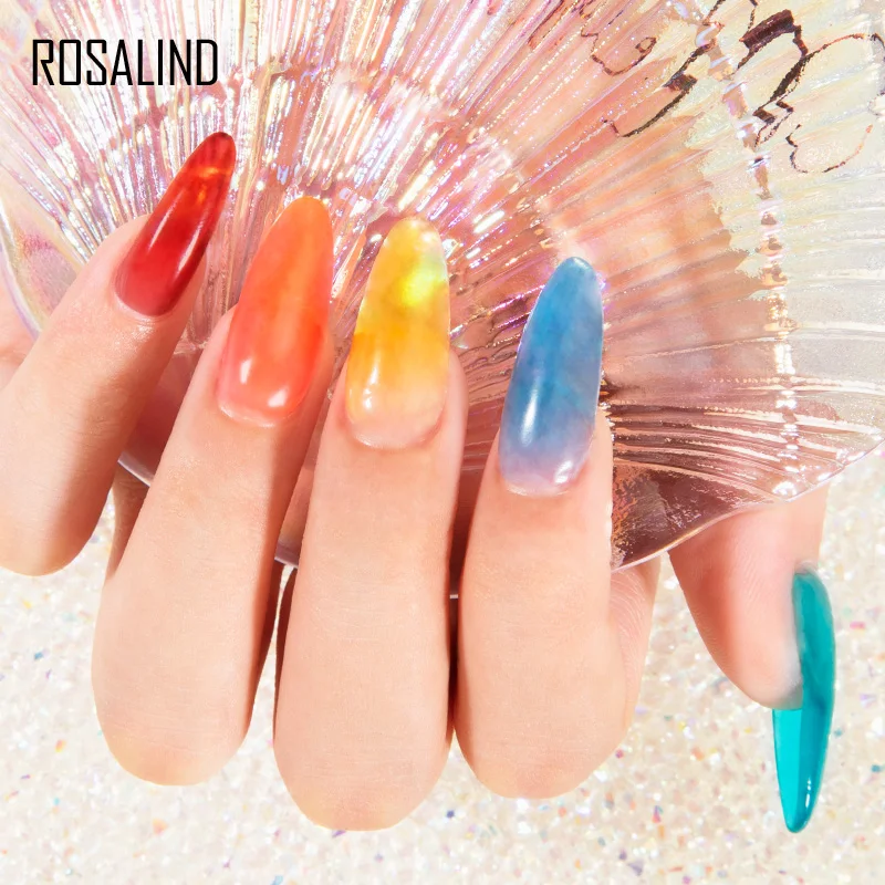 Rosalind-ポリネイルジェル、ゼリーグライズカラー、ネイル、アートデザイン、ビルダー、半永久、ハイブリッドビロード用のエクステンションネイルジェル