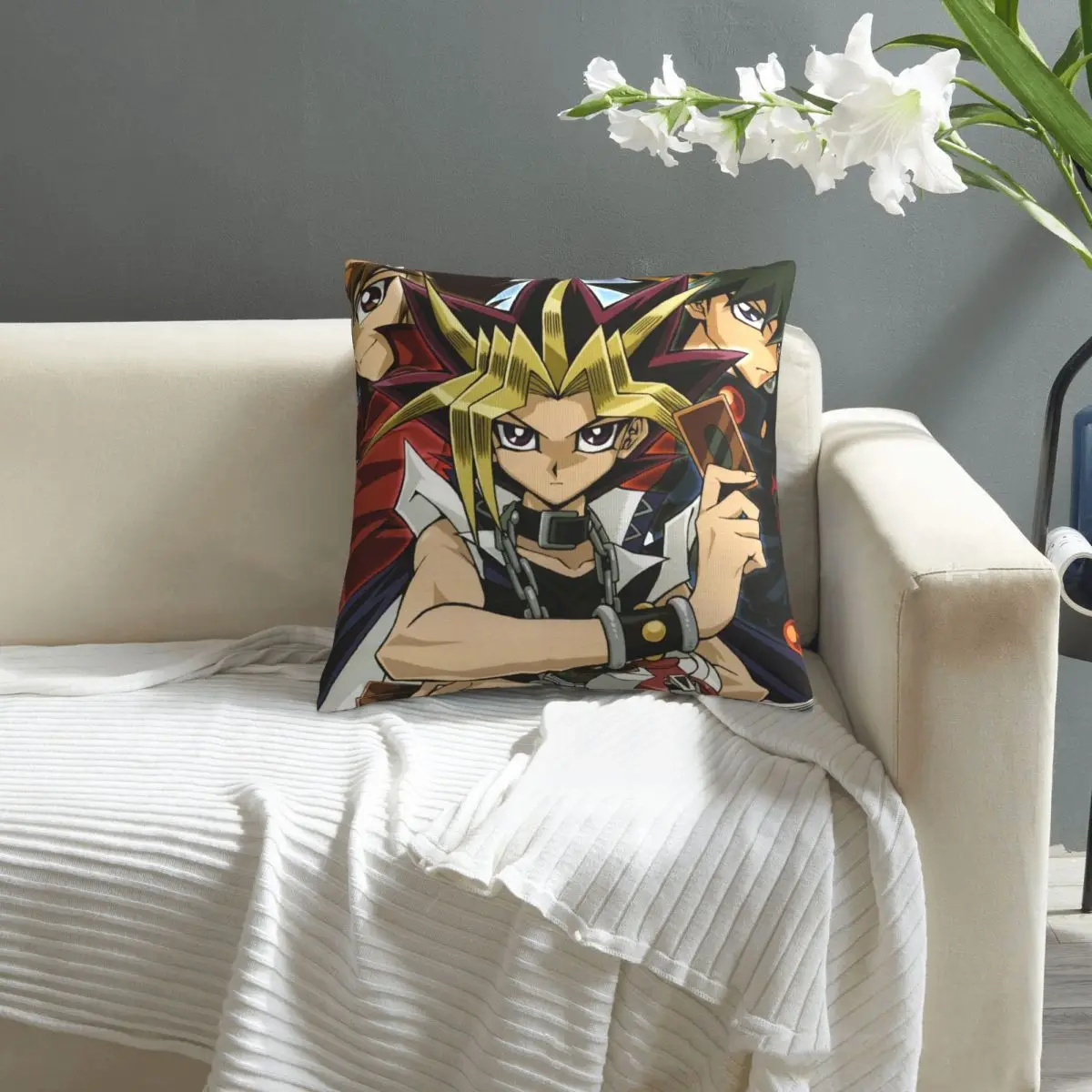 

Yugioh pillowcase printed cushion cover sofa waist pillow pillow cover