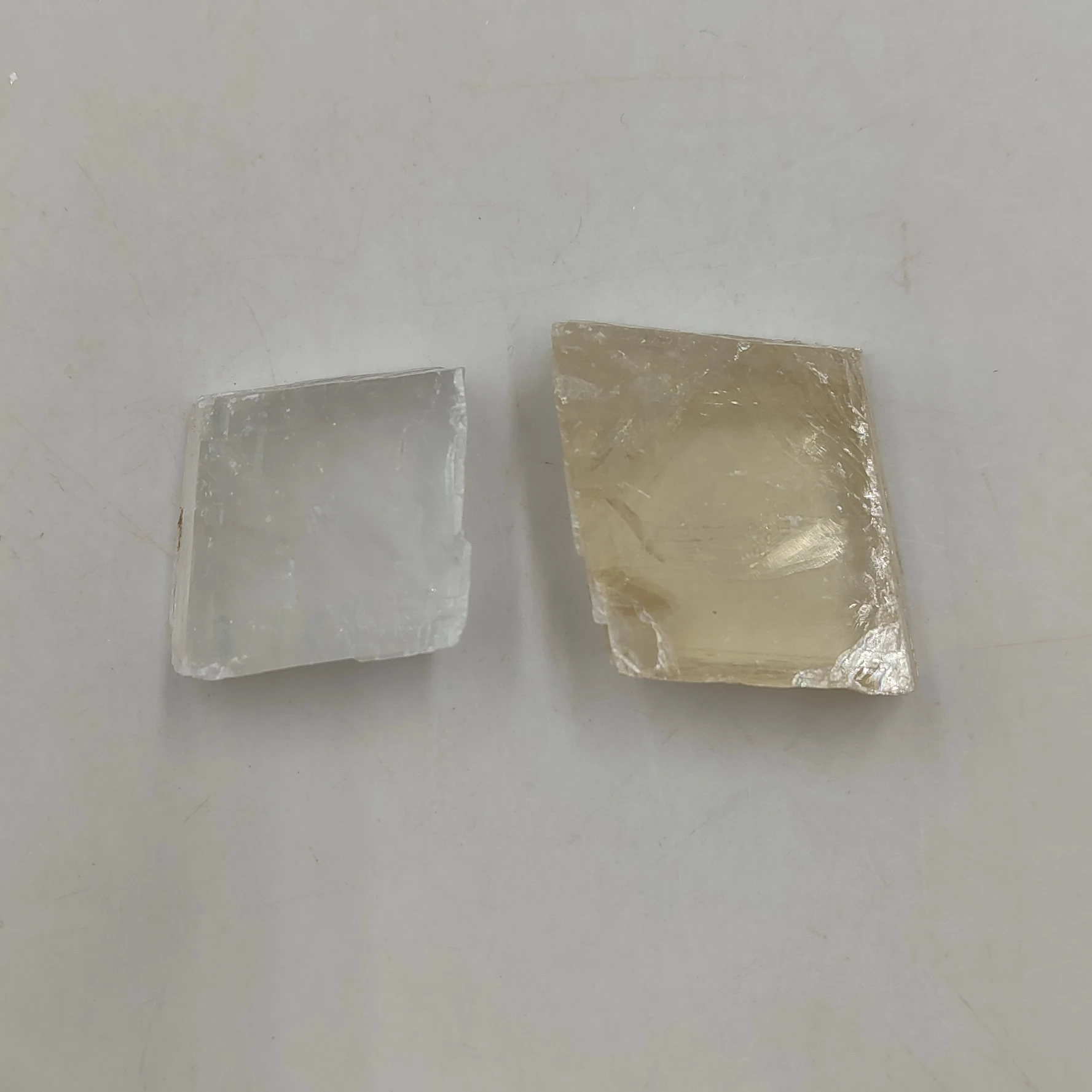 100g Bulk Natural Stone Clear White/Yellow Calcite Iceland Spar Minerals Quartz Energy Specimen Raw Crystal Stones Healing Reiki view 6