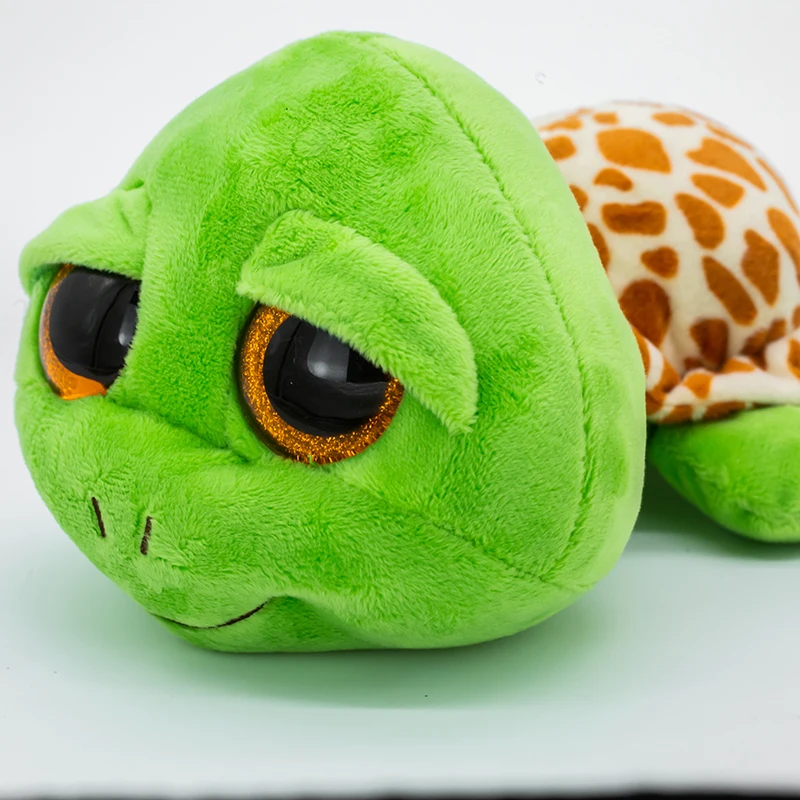 Ty Beanie Boos Big Eyes Fishes Turtles Marine Animals Series Cute Plush Toys 6