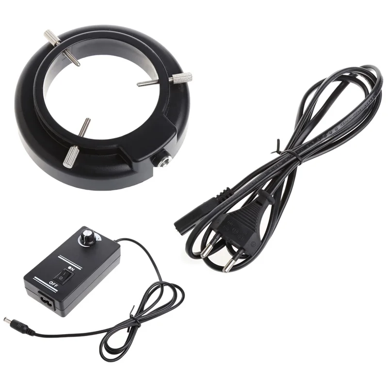 56 LED regulowany lampa pierścieniowa lampa oświetlacz dla stEREO ZOOM mikroskop