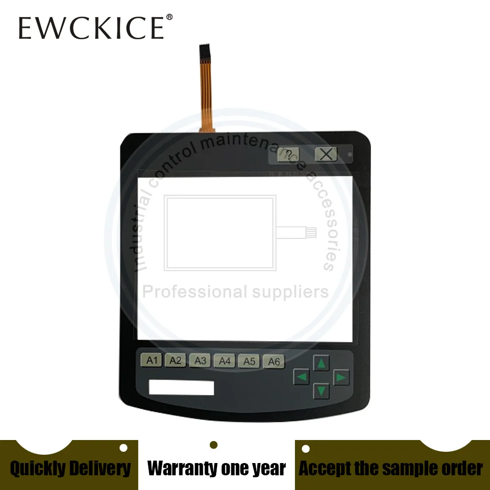 Layar Sentuh JC6 JC 6 HMI PLC Baru dan Panel Sentuh Label Depan dan Label Depan